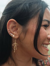 Image 1 of Just a Girl Bow Earrings