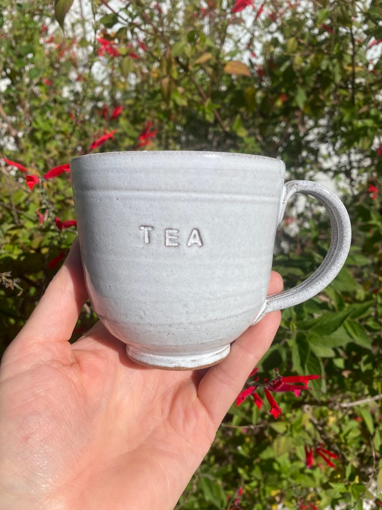Image of Debossed ‘ TEA’ Mug