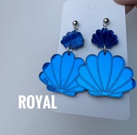 Image 5 of metallic seashell earrings
