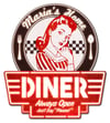 Mom’s Home Diner Vintage Sign - Personalized 