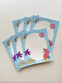 Image 4 of 'under the sea' vinyl clear sticker frame