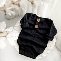 Image 1 of Photoshooting | 12-18 months boys bodysuit Asher | black