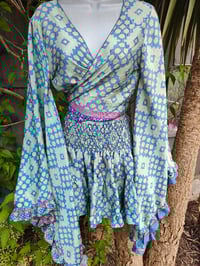 Image 11 of Stevie co ord set -BLUE and TURQUOISE 