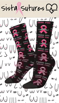 Image 4 of Breast Cancer Socks