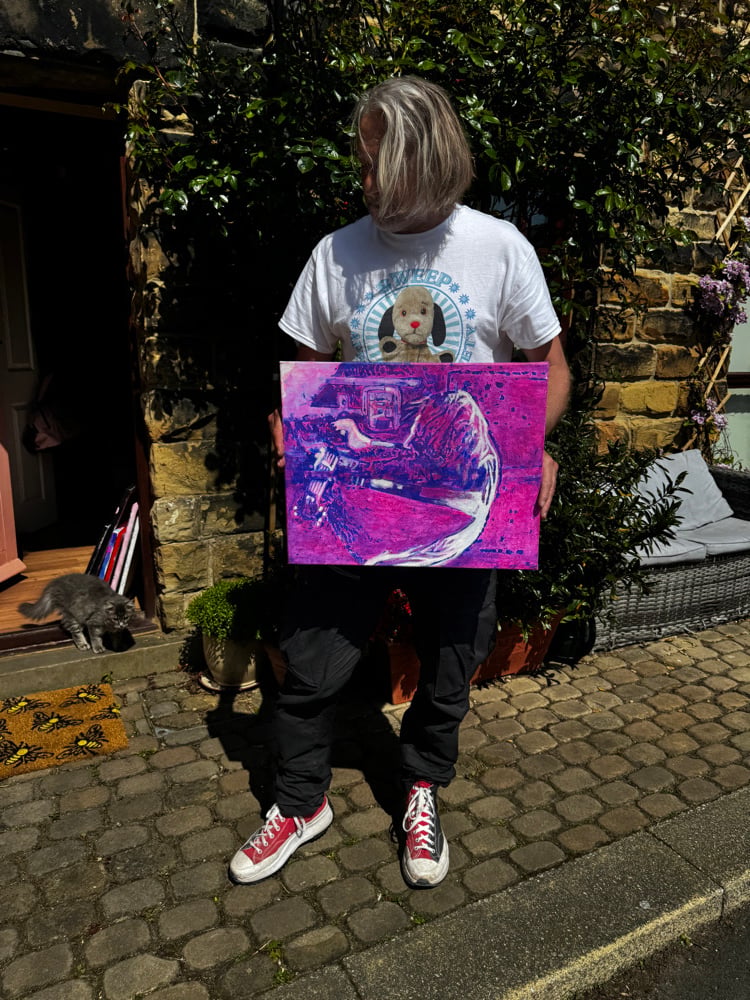 Purple Rick Canvas