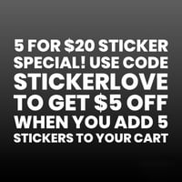 Image 2 of Mushroom Heart Sticker