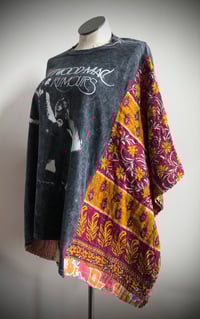Image 2 of Upcycled “Rumors” kantha quit poncho