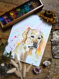 Image 2 of "Yellow Labrador" Original
