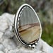 Image of Cripple Creek Picture Jasper Handmade Sterling Silver Statement Ring