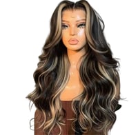 Image 1 of 26" 1B/27 Highlight Body Wave