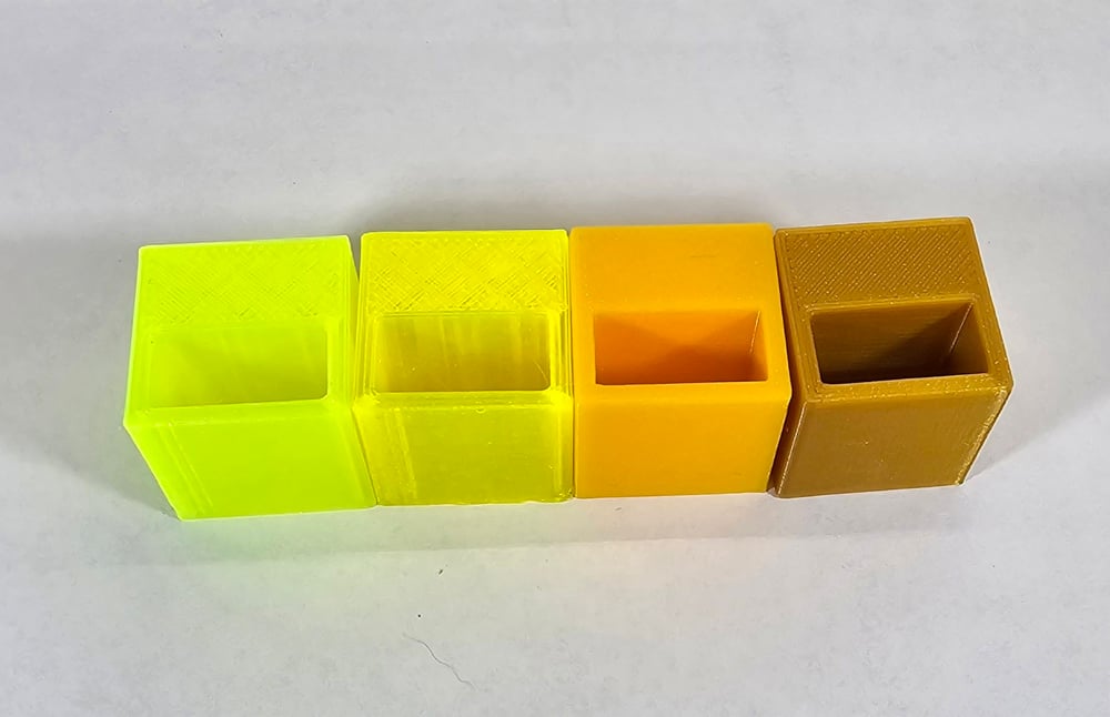 3d Printing Colors Available