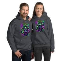 Image 8 of 4 Weed skulls Unisex Hoodie