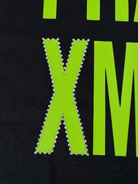 Image 2 of T-shirt "I hate Xmas!" Green