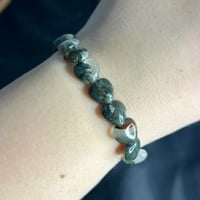 Image 1 of Bloodstone Heart Bracelet ($7)