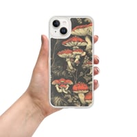 Image 24 of Dark Cottagecore Goth Inspired Vibrant Mushroom Clear Case for iPhone®