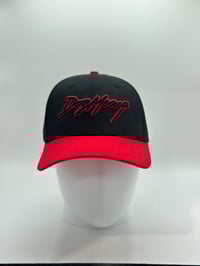 Image 3 of BLK/RED SNAP HAT
