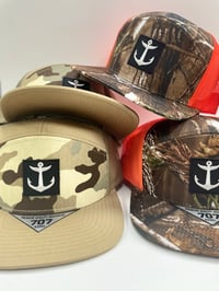 Camo 7 panel mesh SnapBack