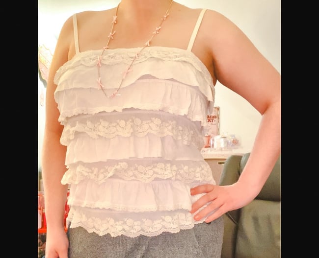 Pink Satin Bows Necklace/Wrap-around Bracelet