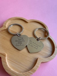 Image 2 of Personalised Graduate 2026 keyrings