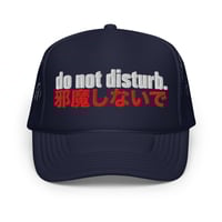Image 4 of Do Not Disturb Foam Trucker Hat