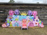 Image 16 of Princess Tea Party, colorful unicorns, princess appearance, snow fall, MORE! 