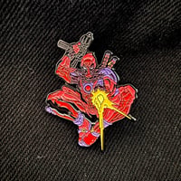Image 2 of Classic Deadpool Pin 1.5”/38mm