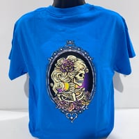 Image 3 of Purple or Teal Shirt - Skeleton Cameo
