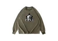 Image 1 of SHOOTING RANGE TARGET ARMY GREEN LONG SLEEVE