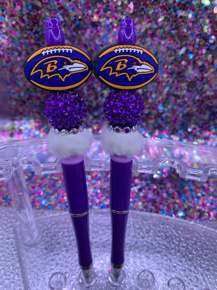 Image of Football pen with Fur 