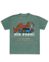 Image 1 of “Jack Rabbit Slims” Light Green T-Shirt