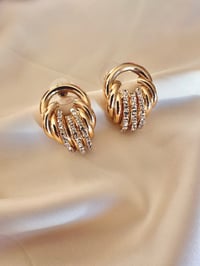 Image 2 of Diamond Bubble Earrings