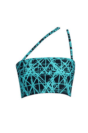 Image of Thella Top in Electric Blue