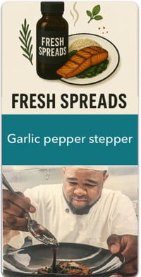 Image 1 of  Garlic pepper stepper