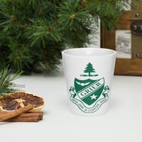 Image 1 of Latte mug with green Grier crest