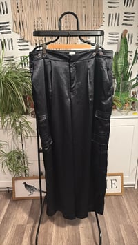 Image 1 of Target satin cargo pants 