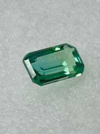 Image 2 of Natural light Teal Serendibite emerald-cut, 5.0ct