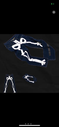 Image 3 of  🆕 Slumpy Kev’s Skeleton 💀 X-Ray jeans 👖