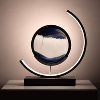 Semicircle Quicksand Lamp 