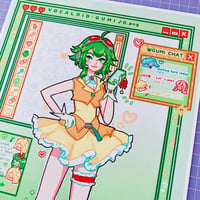 Image 2 of Gumi Vocaloid Art Print A4