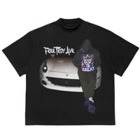 Image 2 of "Free Troy Ave" Tee - Black