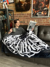 Image 1 of "Beauty is from within you"  Calligraphy Throw Blanket