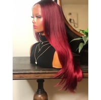 Image 2 of KATRINA| LONG STRAIGHT DEEP T PART LACE FRONT WIG 