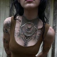 Image 1 of Draped Statement Neckpiece - Made to Order