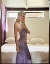 vintage BIBA London satin halter jumpsuit