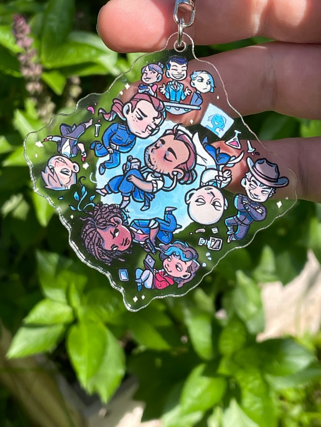 Podcast Acrylic Keychains
