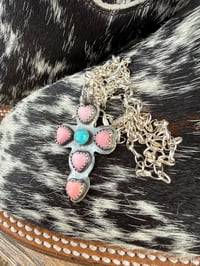 Image 5 of The Wildflower Cross Necklace