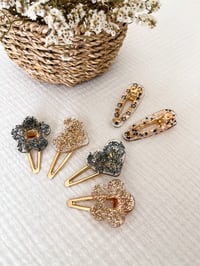 Image 3 of Barrette résine cœur 