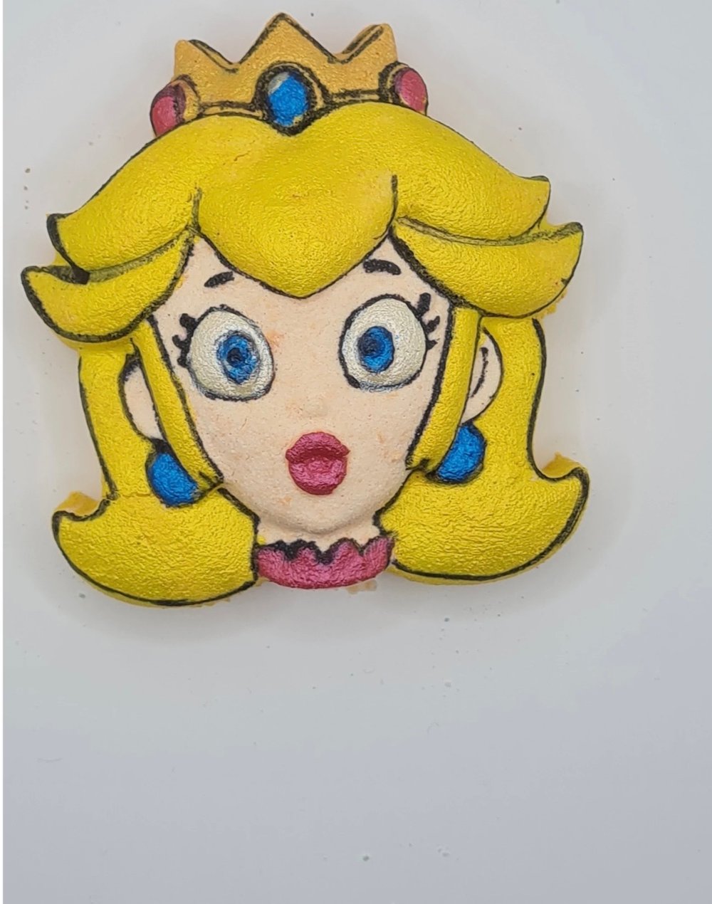 Image of peach bath bomb
