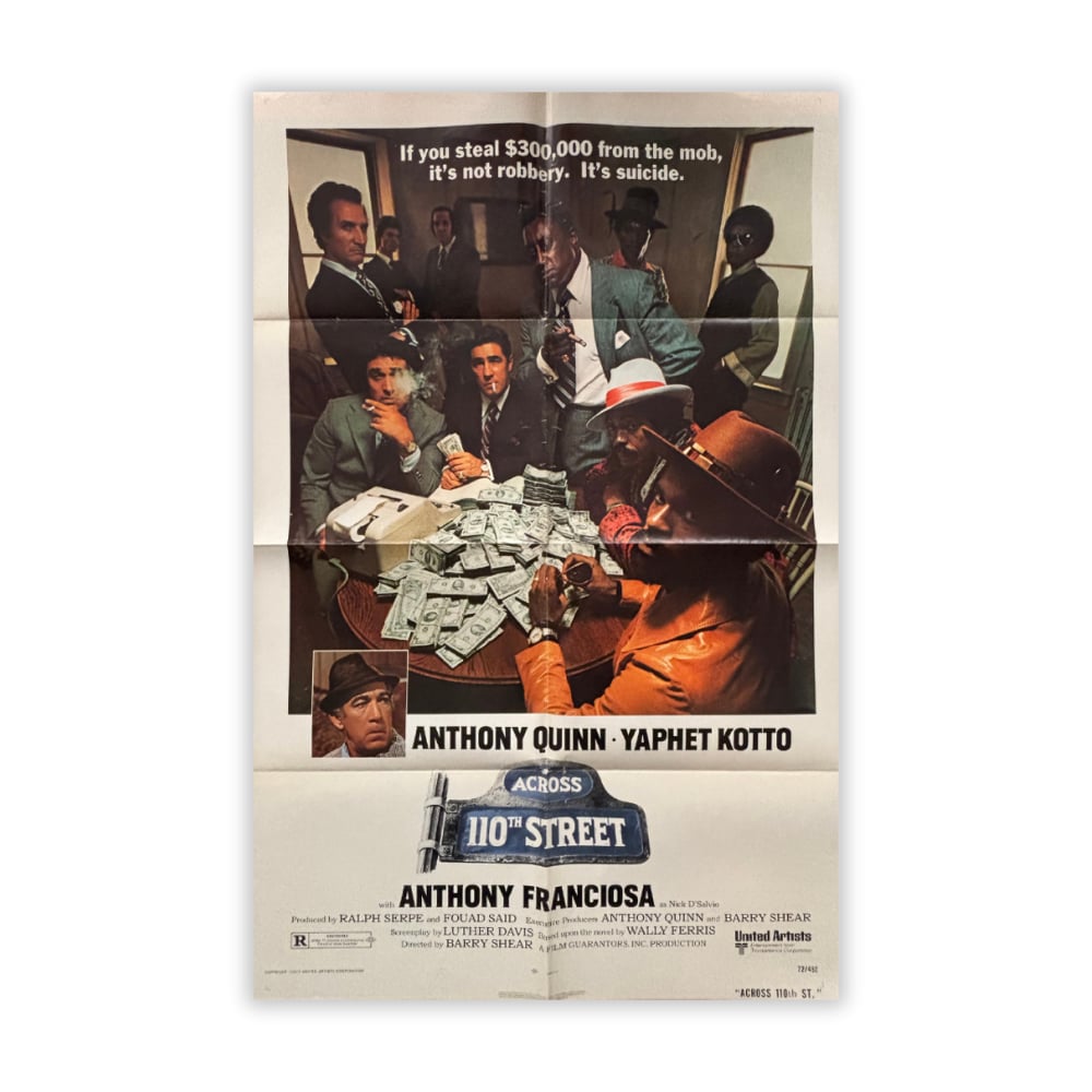 Across 110th Street (US One Sheet) Poster | Wolf Tapes