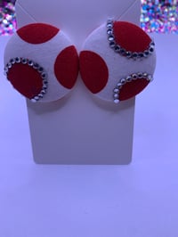 Image 7 of Poka Dot Button Earrings 